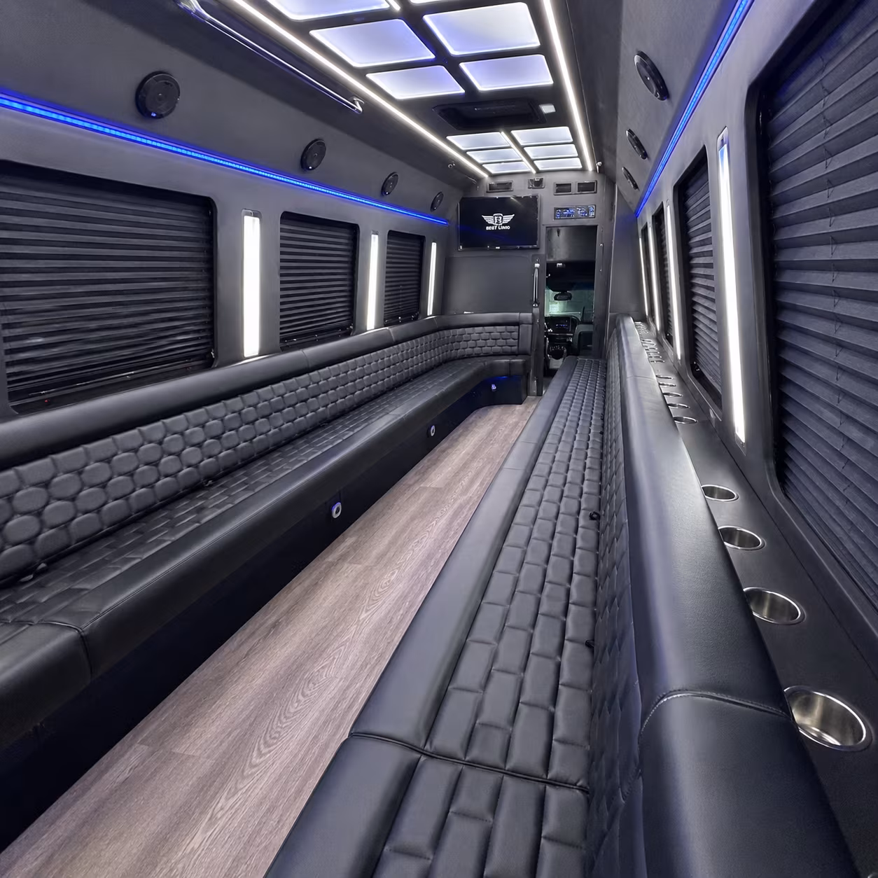 South Fulton Bachelor & Bachelorette Transportation party bus exterior
