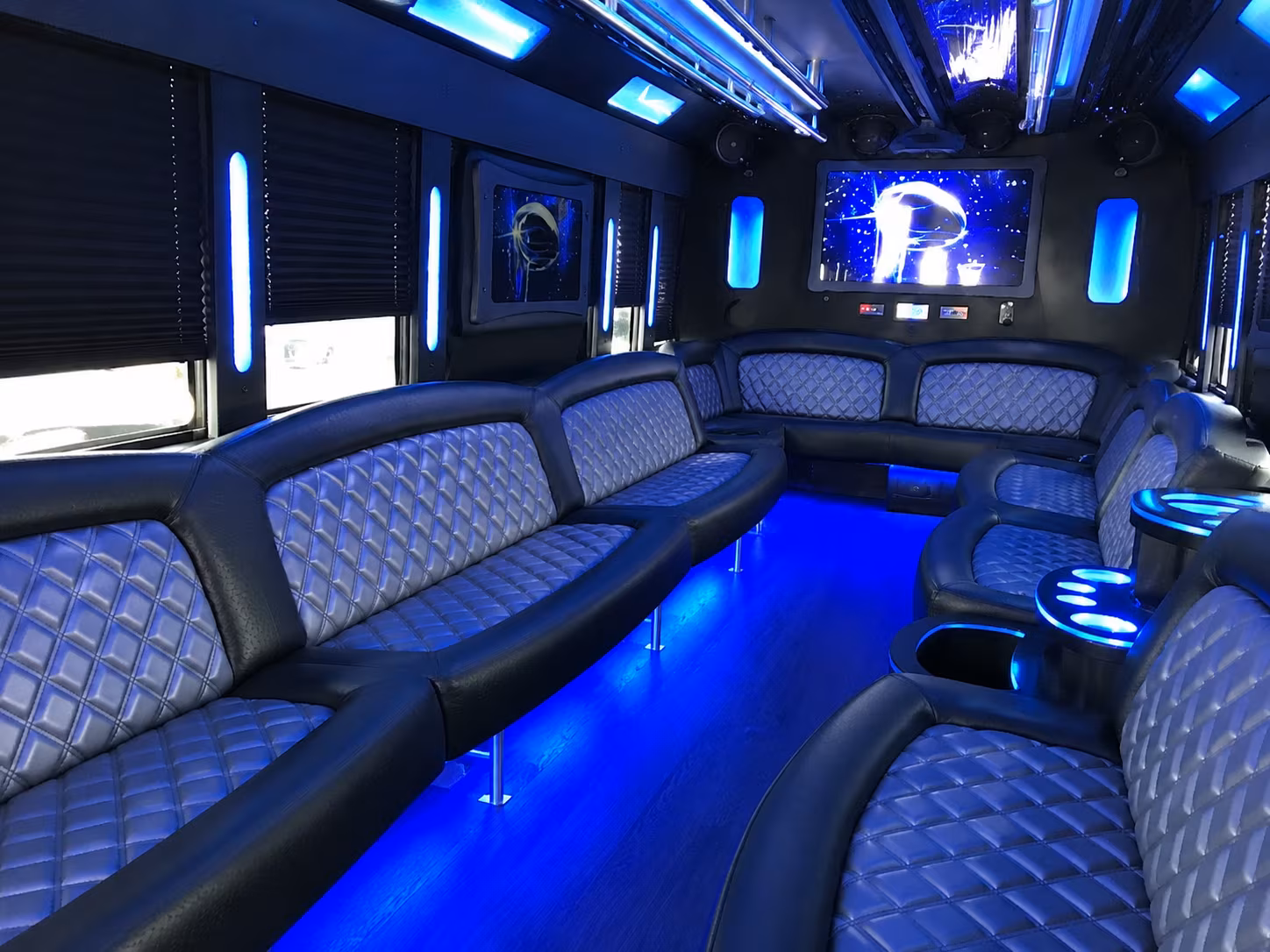 South Fulton Birthday, Sweet 16, & Quinceañera Transportation party bus exterior