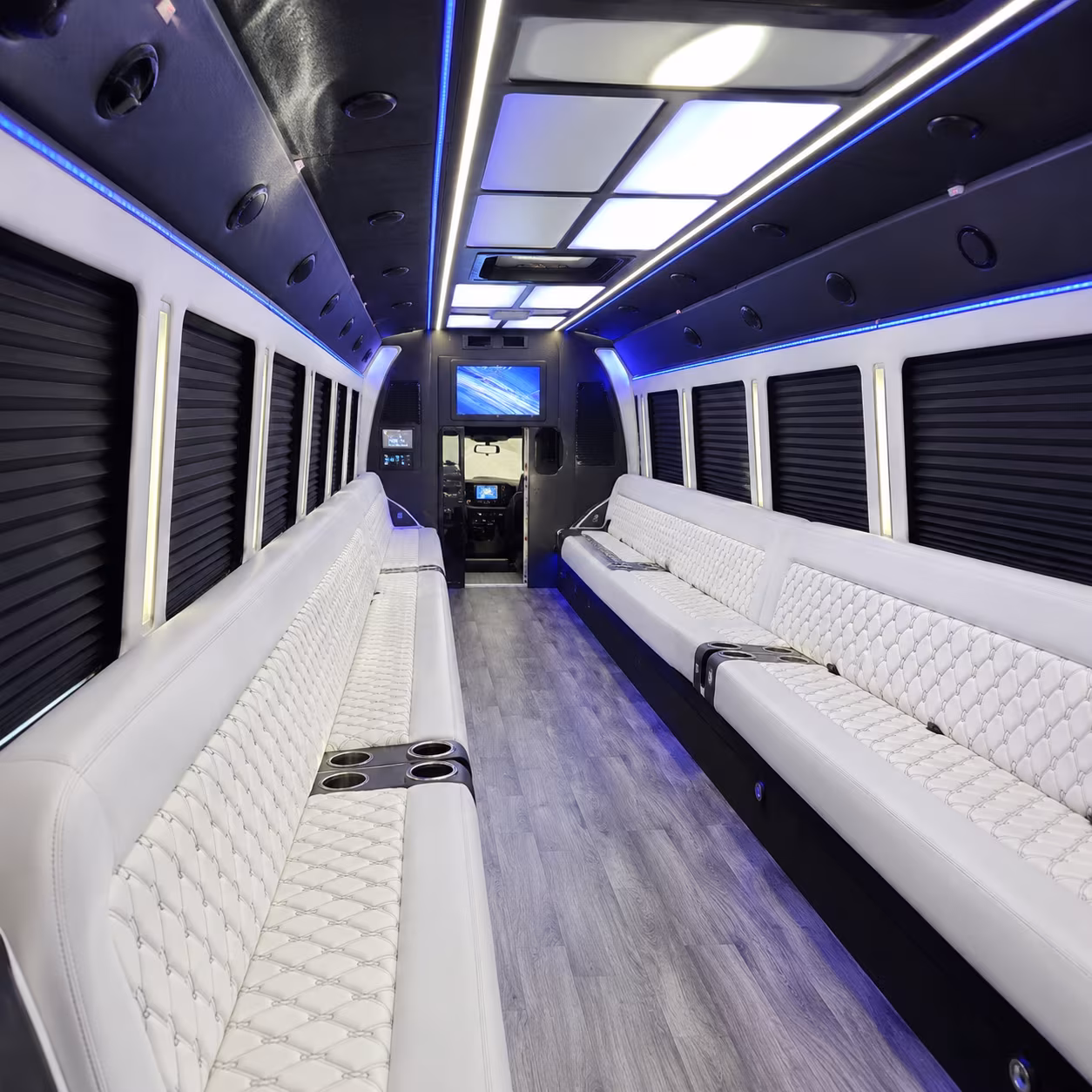 South Fulton Concert & Music Festival Transportation party bus interior