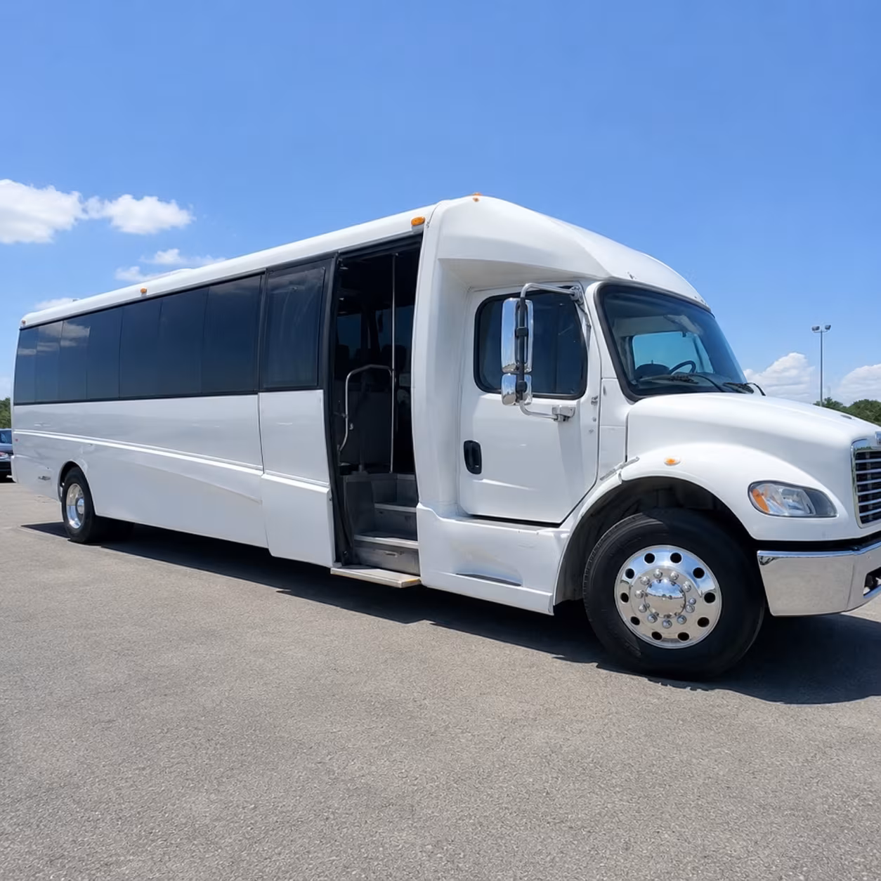South Fulton School Event Transportation party bus exterior