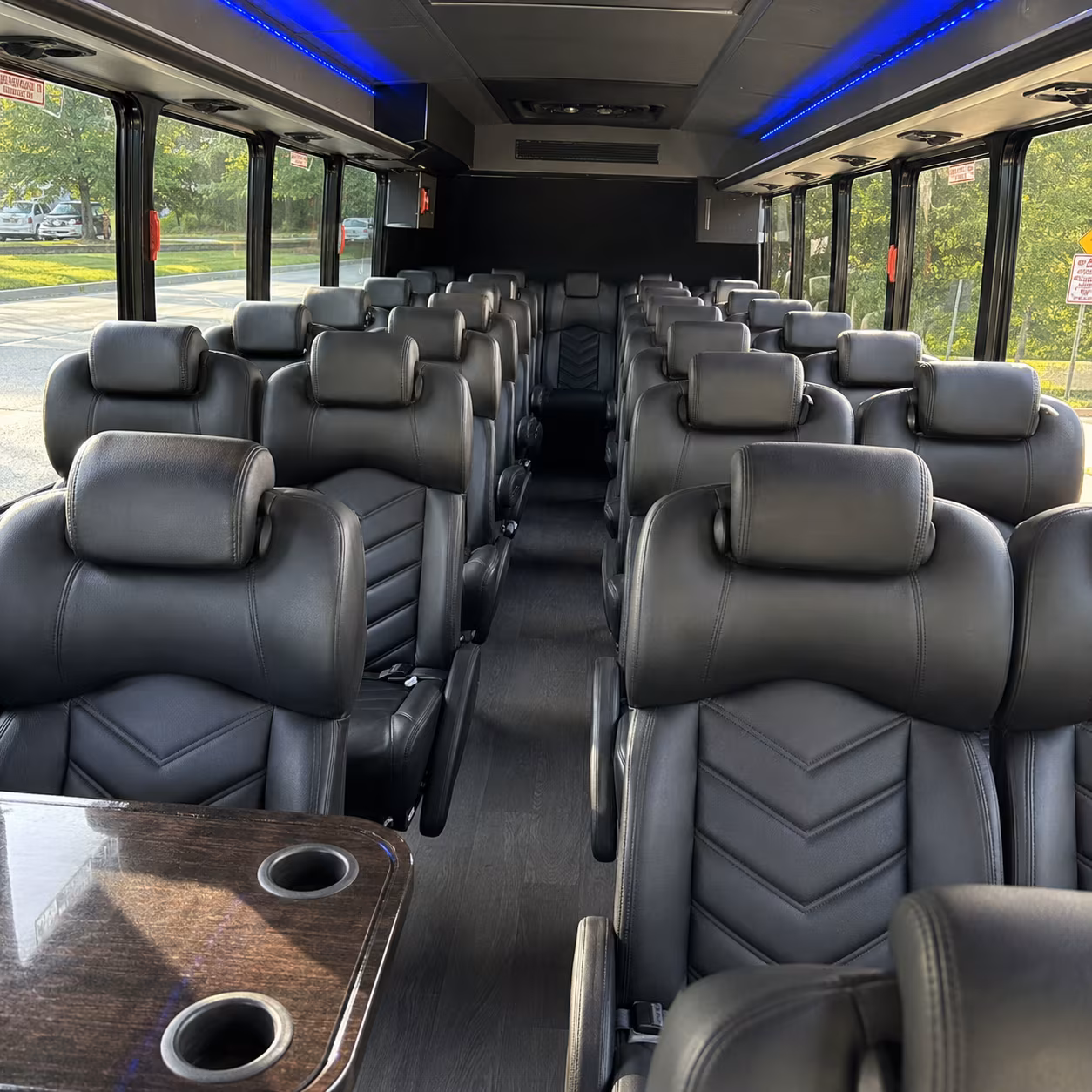 South Fulton School Event Transportation party bus exterior