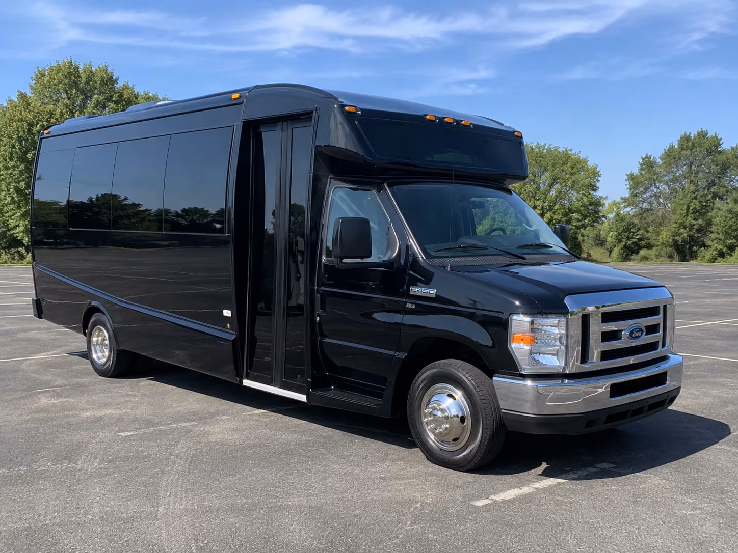 South Fulton School Event Transportation party bus exterior