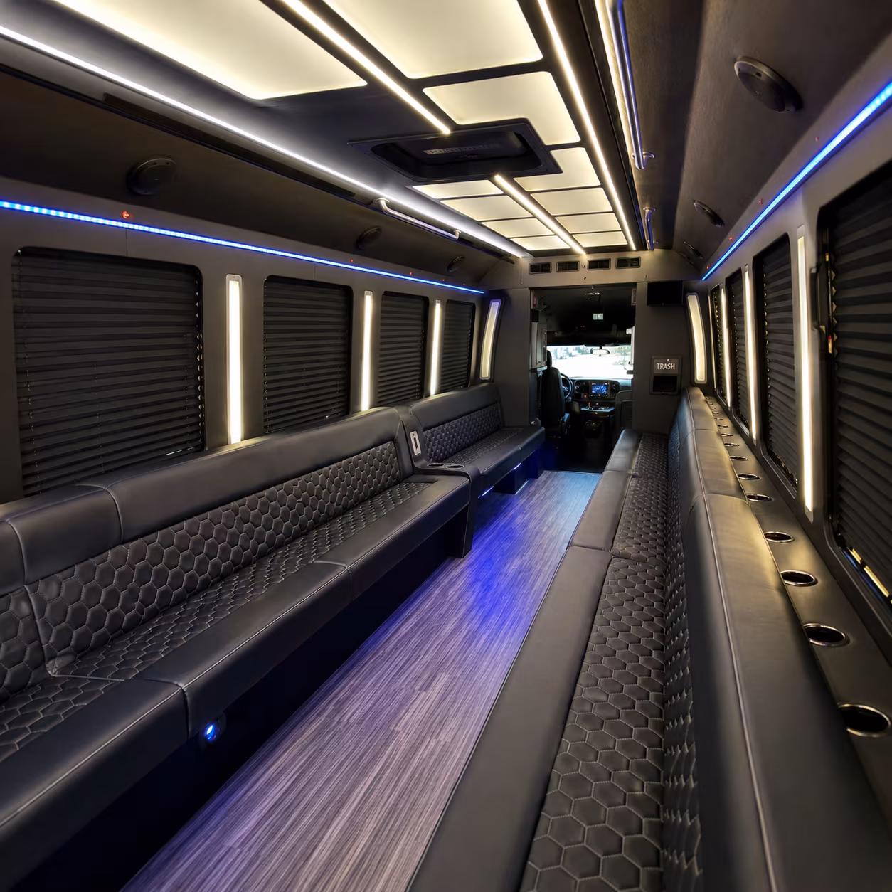 South Fulton Sporting Event Transportation party bus exterior
