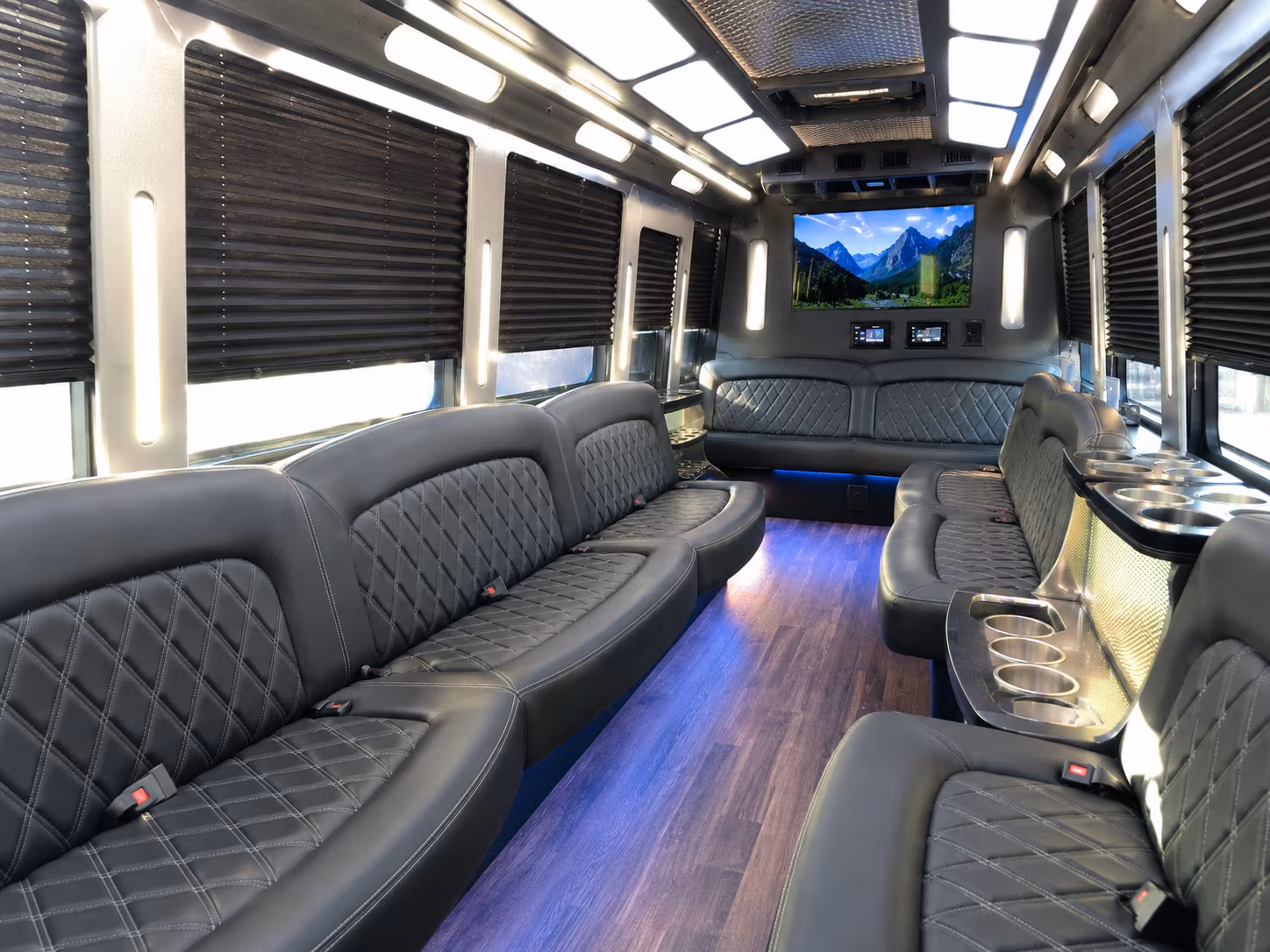 South Fulton Sporting Event Transportation party bus exterior