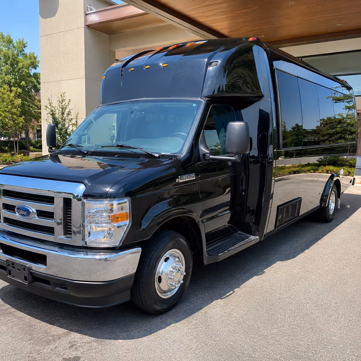 South Fulton Sporting Event Transportation party bus exterior