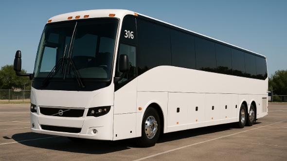 Exterior of Charter Bus Company South Fulton's 45 Passenger Charter Bus in South Fulton